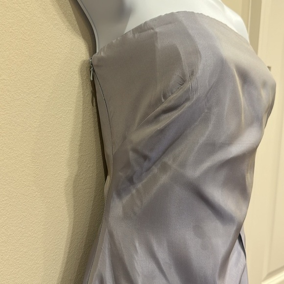 Vera Wang Maids ice blue strapless gown - size 4 - Picture 6 of 11